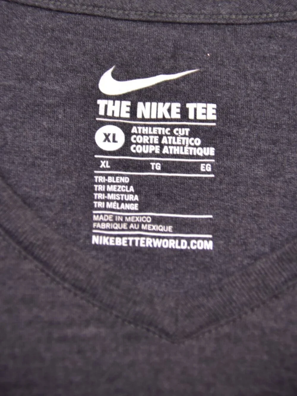 Clemson Tigers NIKE The Nike Tee V-Neck T-shirt Women's Size XL Long Sleeves